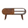 Chestnut Circular Media Unit - Image 9