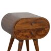 Chestnut Circular Bedside - Image 3