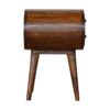 Chestnut Circular Bedside - Image 7