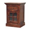 Cherry Bedside with Glazed Door - Image 3