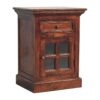 Cherry Bedside with Glazed Door - Image 4
