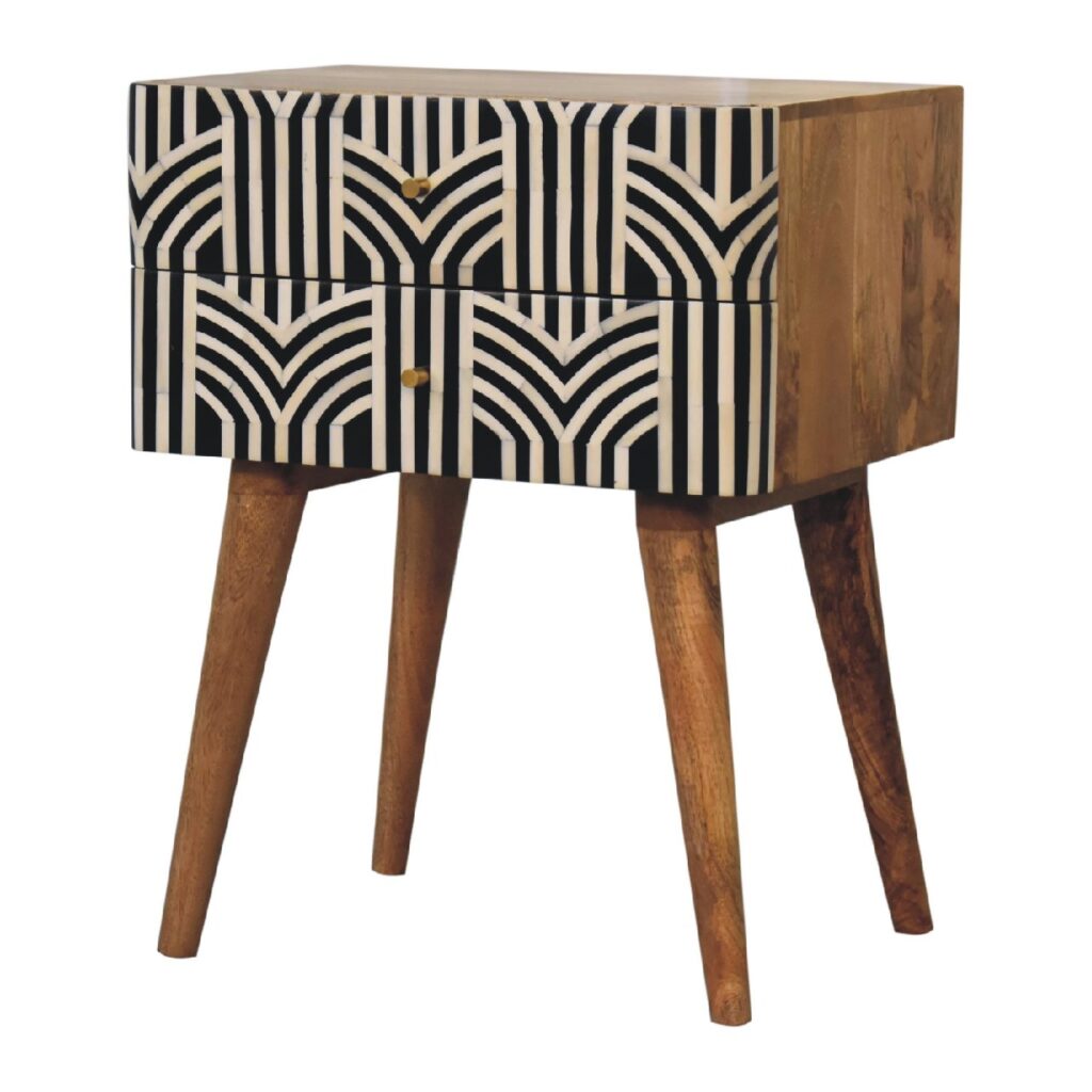 Edessa Bone Inlay Bedside - Image 3