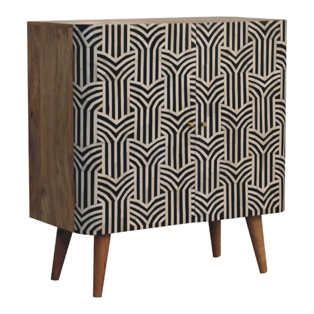 Edessa Bone Inlay Cabinet - Image 4