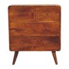 2 over 2 Curved Chesnut Chest - Image 2