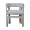 White Boucle Occasional Chair - Image 2