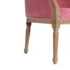 Pink Velvet Occasional Chair - Image 8