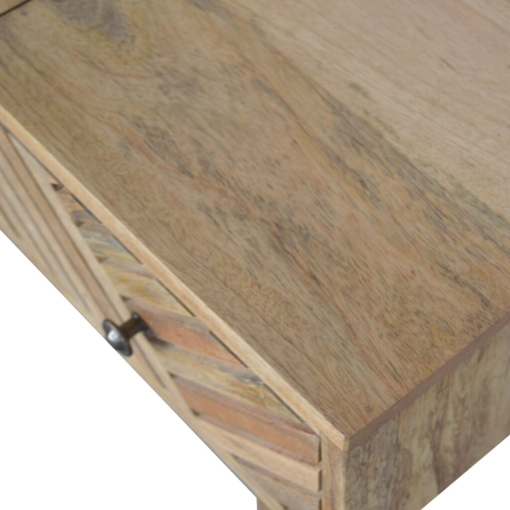 Line Carved Foldable Dressing Table - Image 7