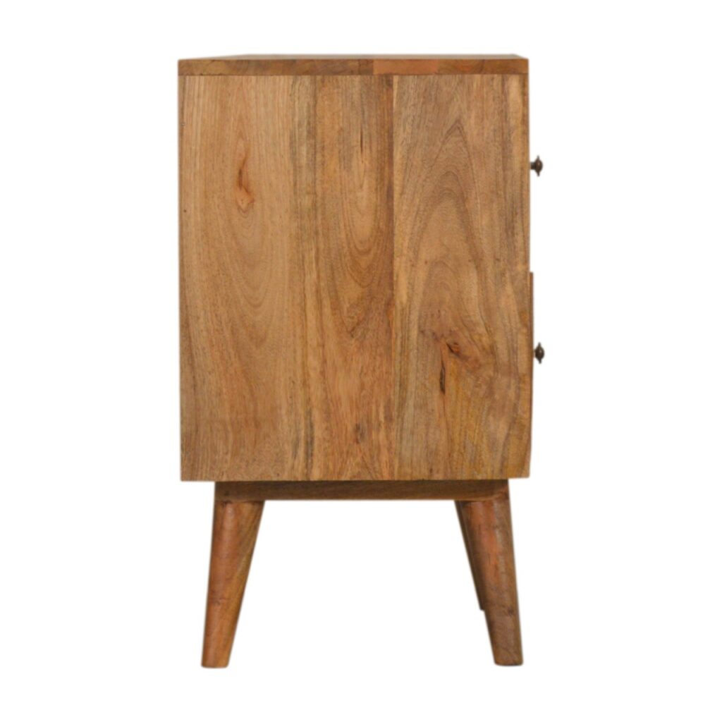 Geo Screen Printed 2 Tone Bedside - Image 9