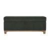 Emerald Cotton Velvet Storage Box - Image 2
