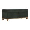 Emerald Cotton Velvet Storage Box - Image 4