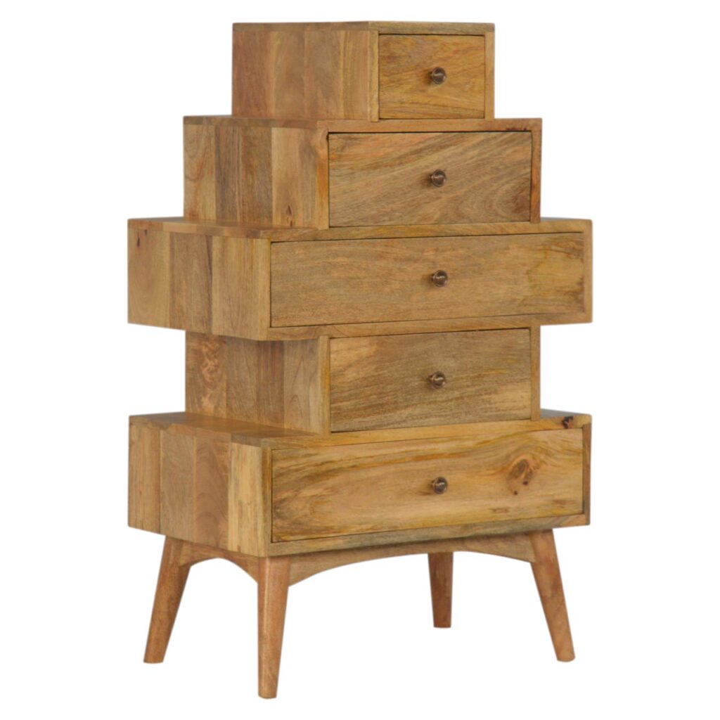 Solid Wood Tower Chest Cabinet - Image 2