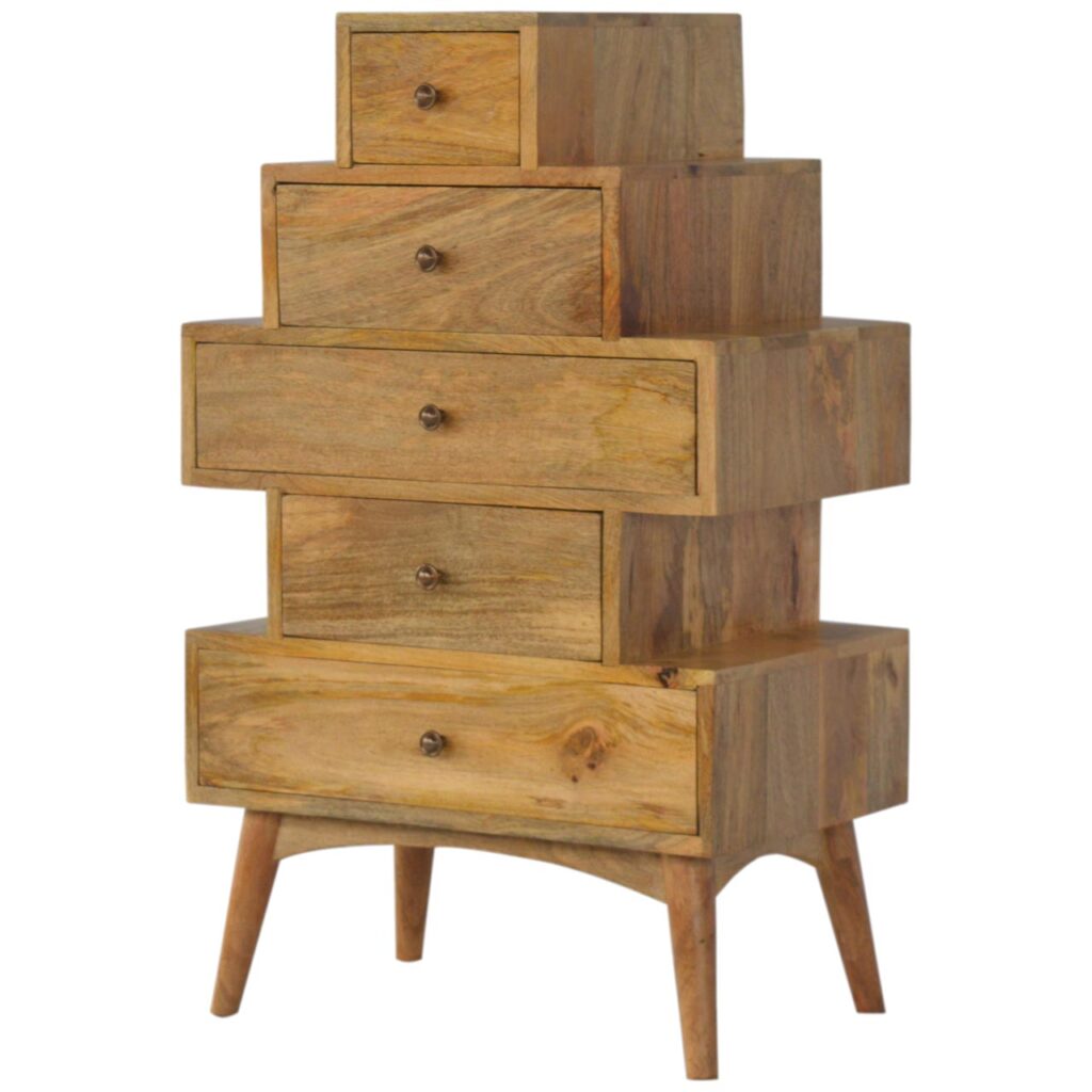Solid Wood Tower Chest Cabinet - Image 3