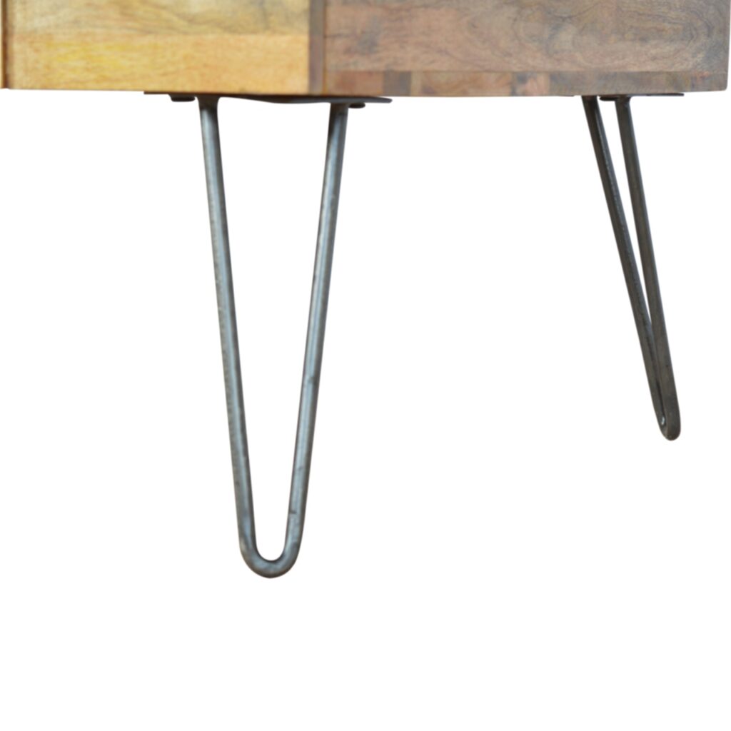 Iron Base Coffee Table with 2 Drawers - Image 7