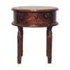 Honey finish Turned Leg Bedside