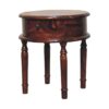 Honey finish Turned Leg Bedside - Image 3