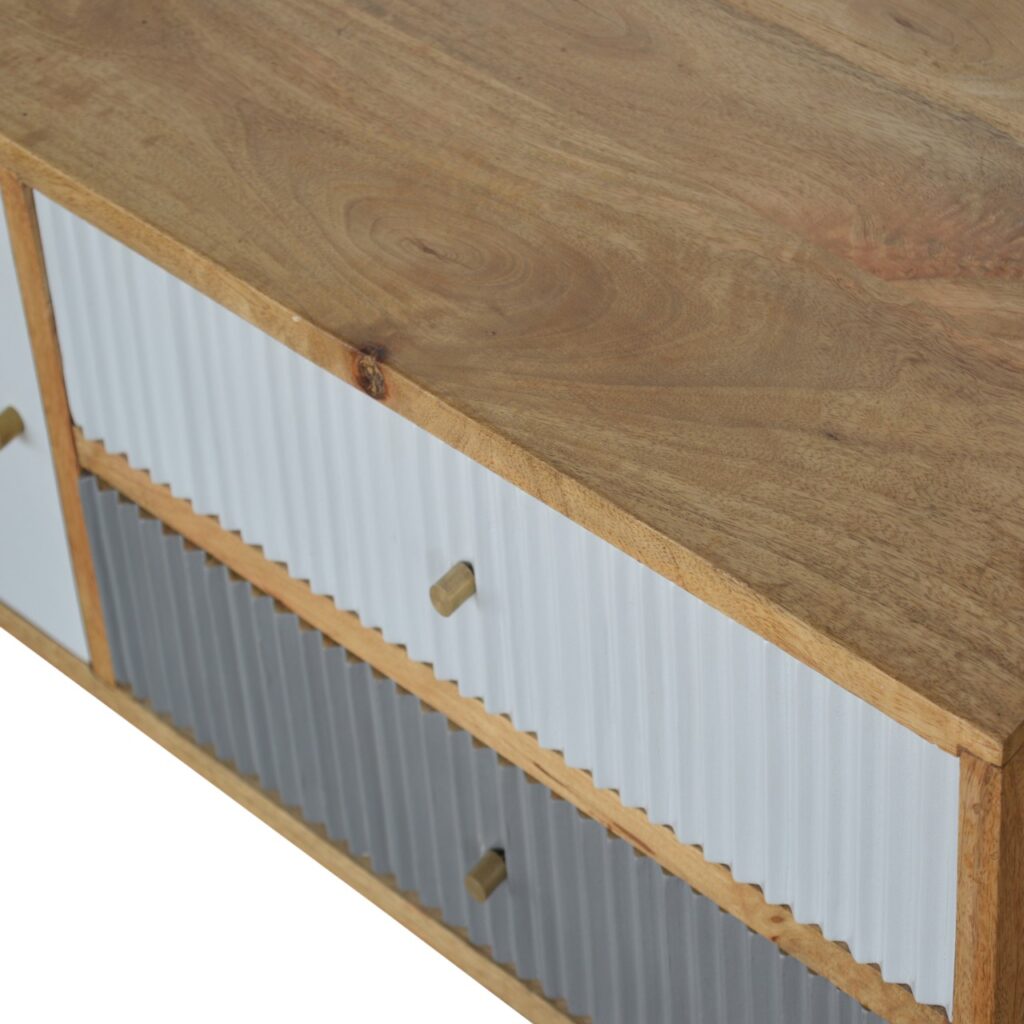 Line Grey Painted Media Unit - Image 4