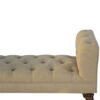 Mud Linen Bedroom Bench - Image 4