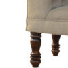 Mud Linen Bedroom Bench - Image 8