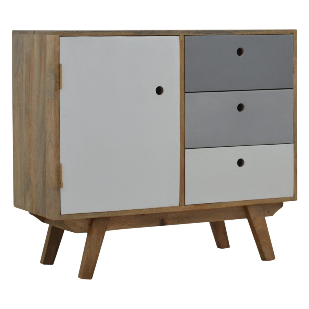 Two Tone Hand Painted Cabinet - Image 3