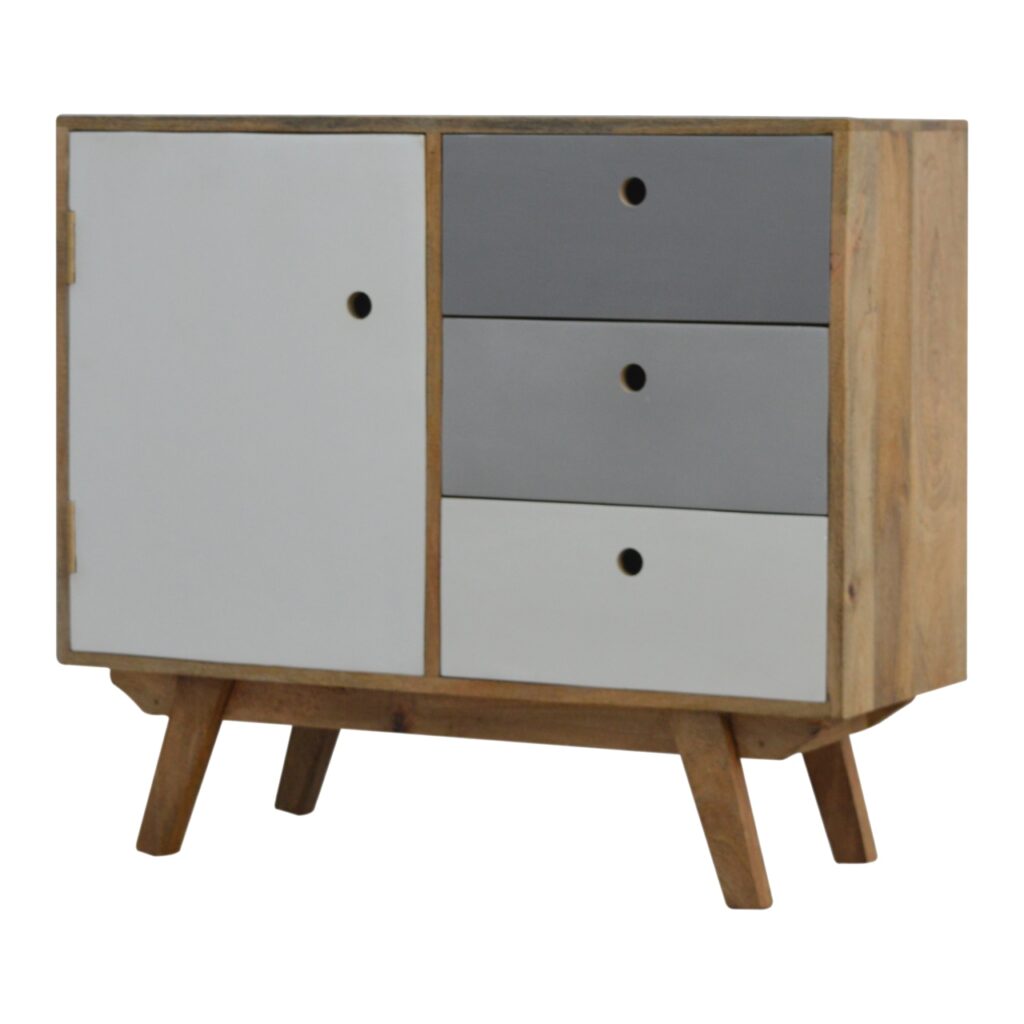 Two Tone Hand Painted Cabinet - Image 2