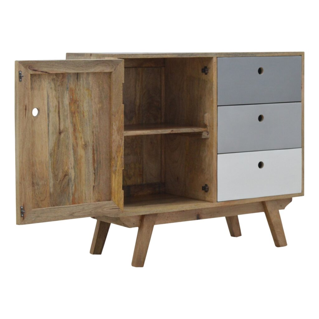 Two Tone Hand Painted Cabinet - Image 6
