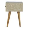 Floral Bone Inlay Bedside - Image 8