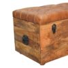 Buffalo Hide Oak-ish Storage Trunk - Image 7