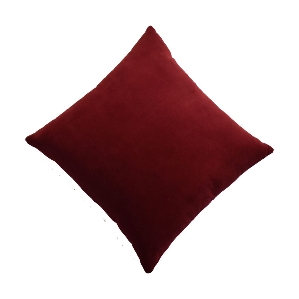 Quinn Cushion - Wine Red - Image 5