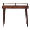 Elevated Chestnut Console Table