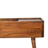 Open-top Chestnut Console - Image 5