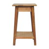 Woven Solid Wood End Table - Image 9