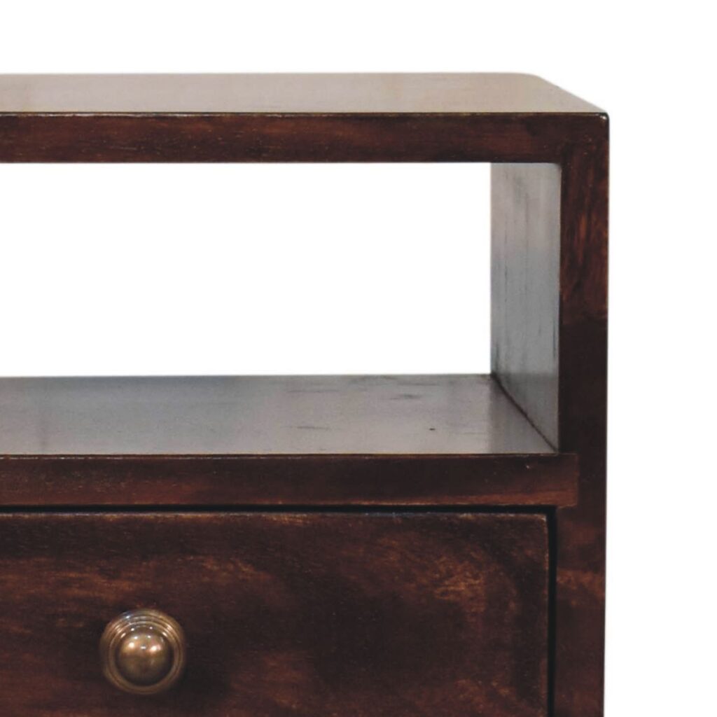 Mini California Walnut Bedside - Image 8