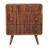 Honey Caramel T-bar Ridged Chest