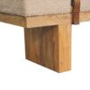Belmont Cream Boucle Bench - Image 9