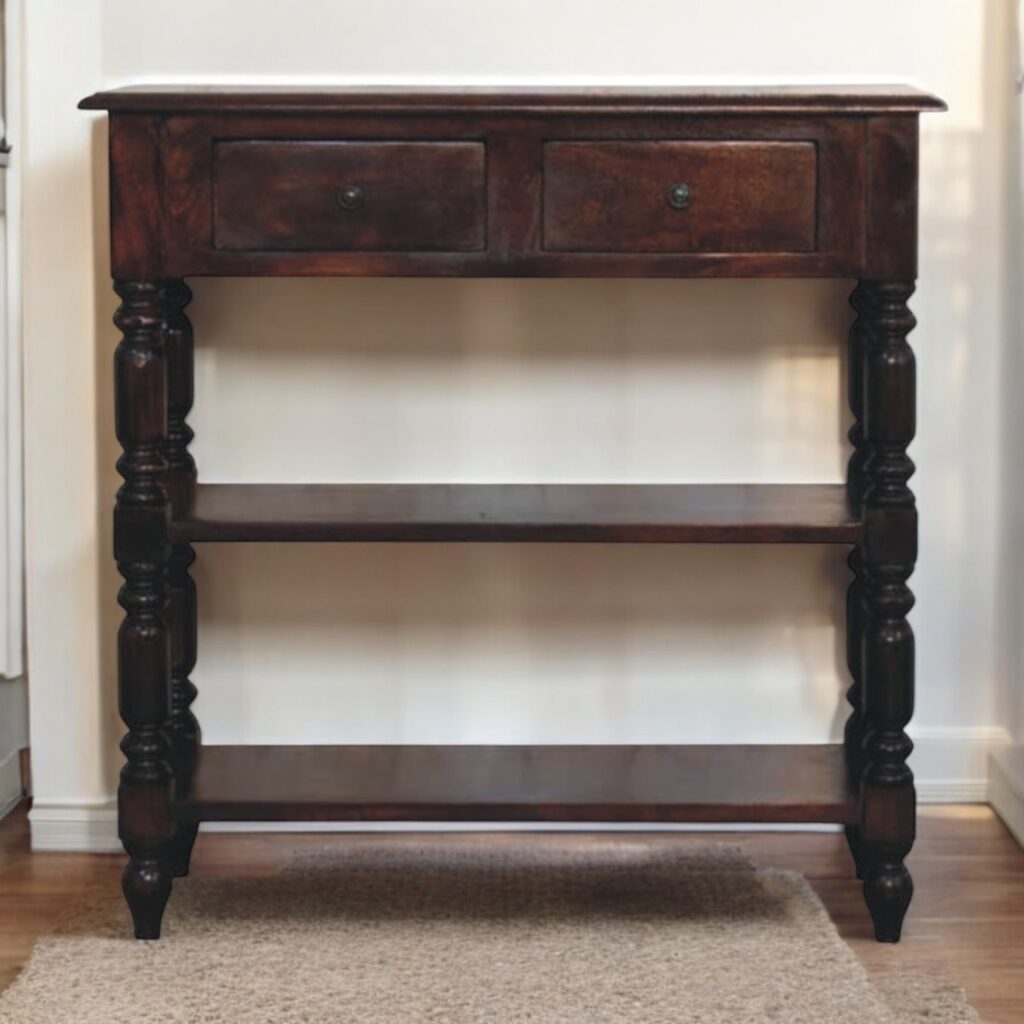 Turned legs Cherry Side Table - Image 9