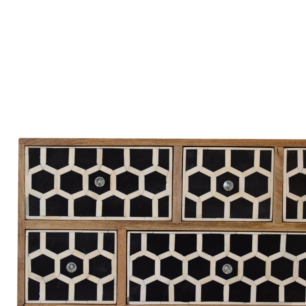 U-Shape Bone Inlay Chest - Image 5
