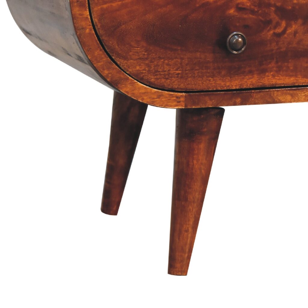 Chestnut Circular Media Unit - Image 6
