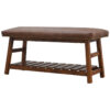 Buffalo Hide Hallway Bench - Image 2