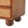 Larissa 4 Drawer Chestnut Media Unit - Image 7