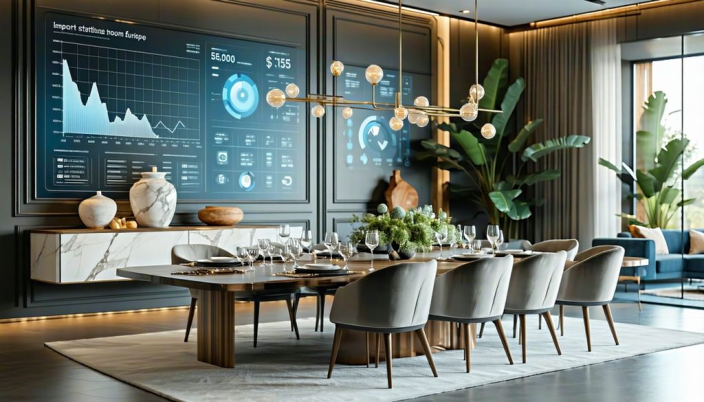 dining room furniture import statistics europe