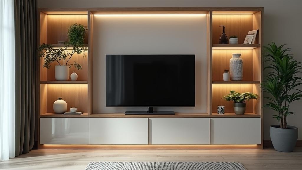 Sliding Door Media Unit Enhances Spaces