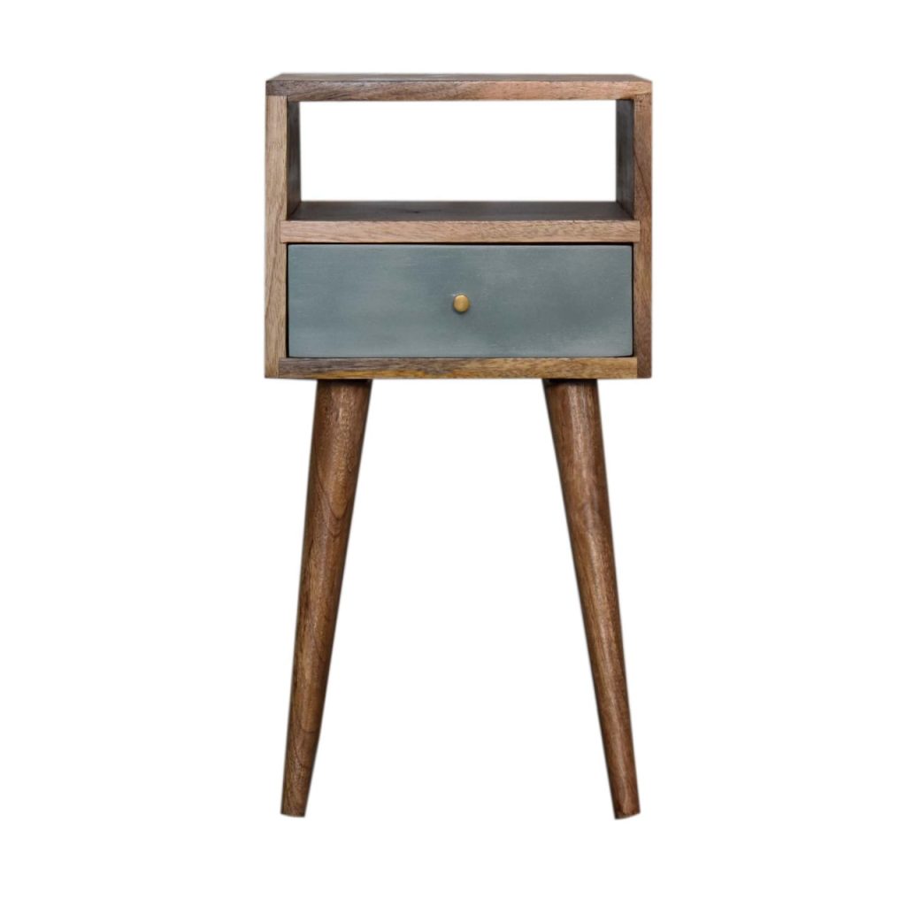 Mini Duck Egg Painted Bedside - Image 2