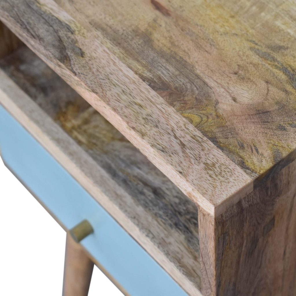 Mini Duck Egg Painted Bedside - Image 5