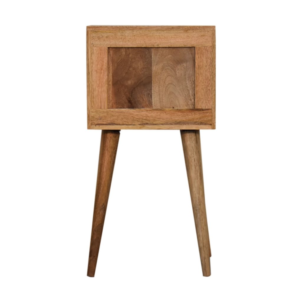 Mini Bone Inlay 2 Drawer Bedside - Image 9