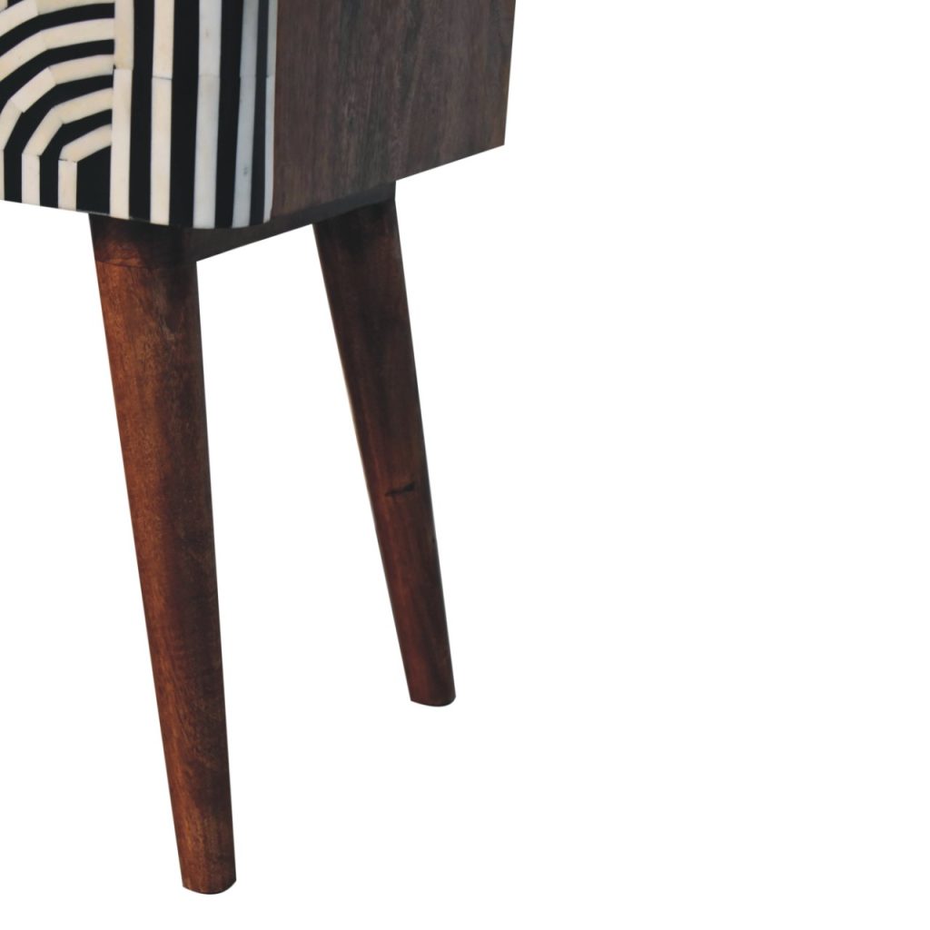 Honey Caramel Edessa Bone Inlay Bedside - Image 8