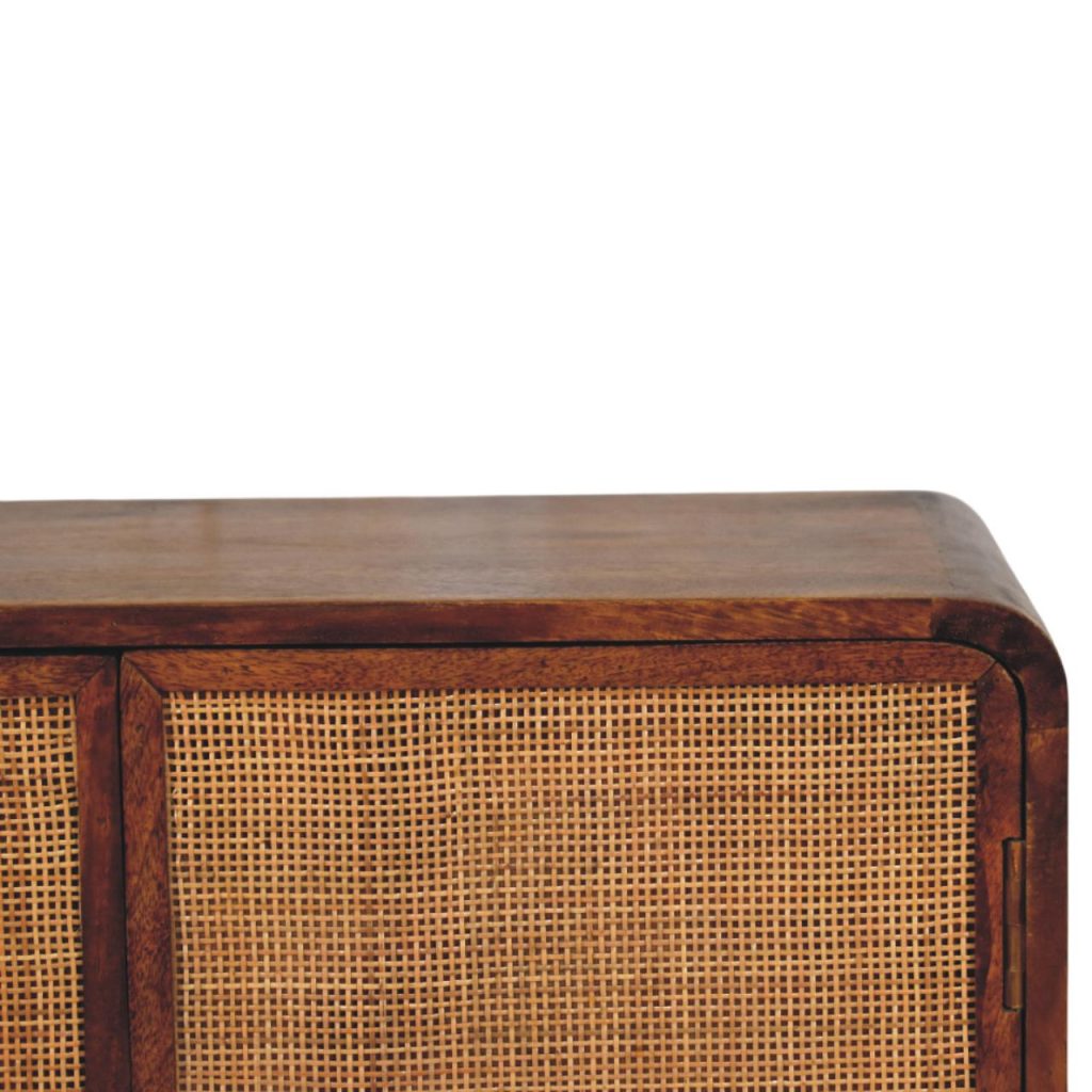 Larissa 2 Door Chestnut Cabinet - Image 4