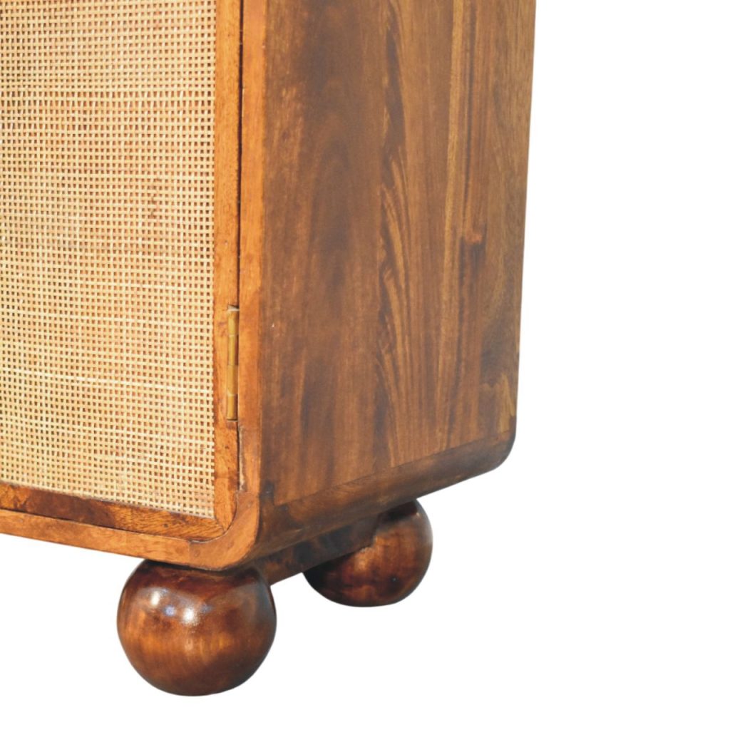 Larissa 2 Door Chestnut Cabinet - Image 7