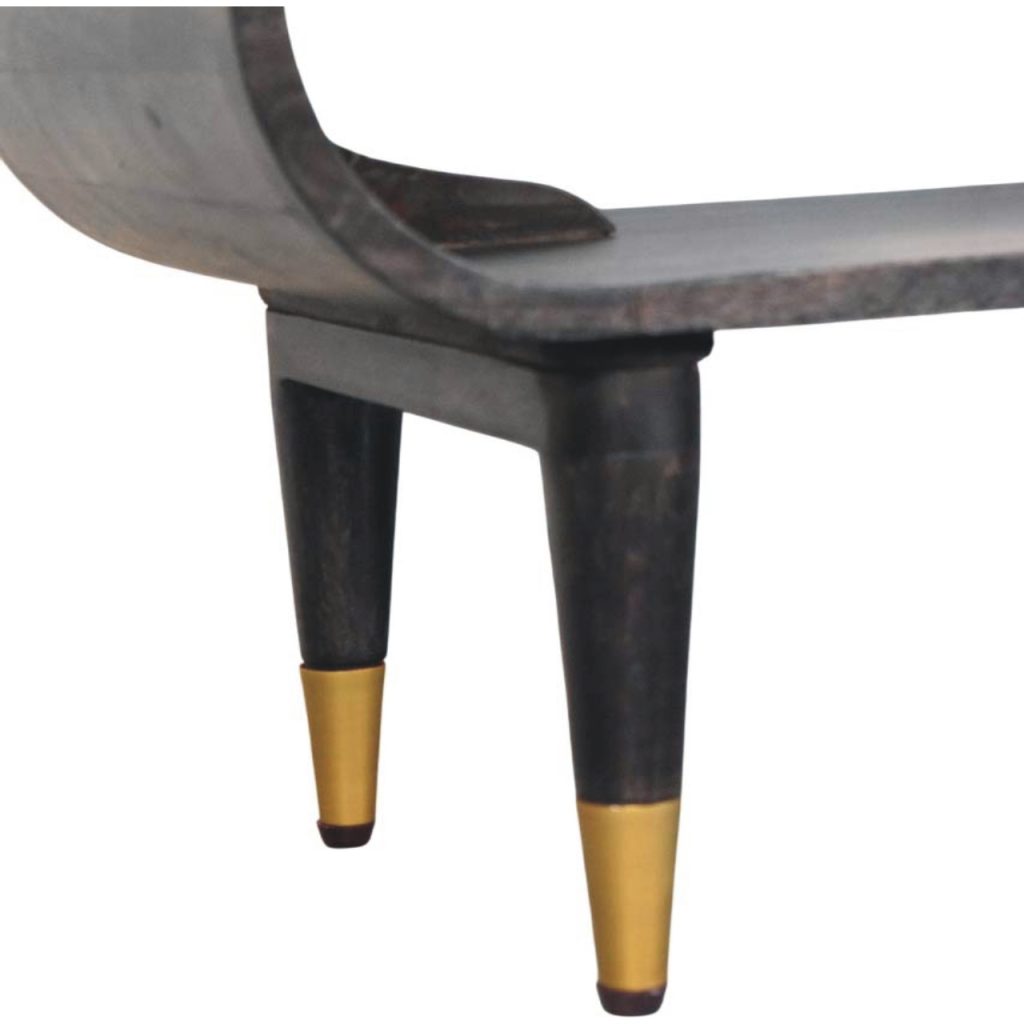 Curved Edge Media with Brass Accents - Image 7
