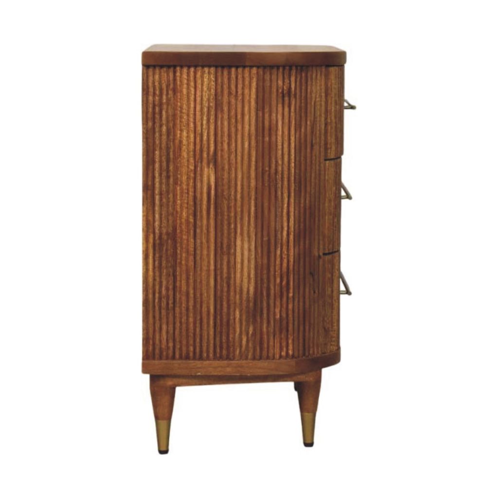 Emerson Ribbed 3-Drawer Chest - Image 8