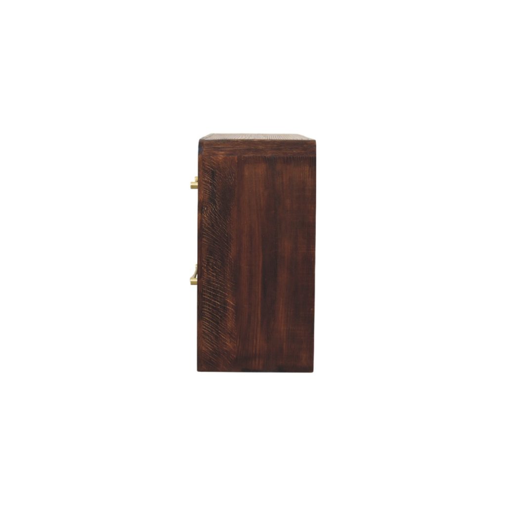 Copenhagen 4-Drawer Chest in Smoked Oak - Image 8